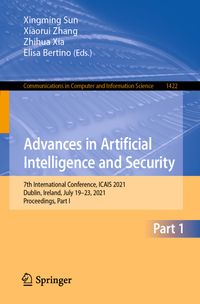 Buch Cover Advances in Artificial Intelligence and Security