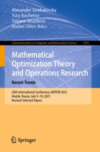 Buch Cover Mathematical Optimization Theory and Operations Research: Recent Trends