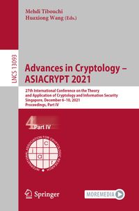 Buch Cover Advances in Cryptology – ASIACRYPT 2021