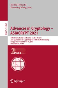 Buch Cover Advances in Cryptology – ASIACRYPT 2021