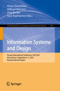 Buch Cover Information Systems and Design
