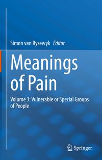 Buch Cover Meanings of Pain