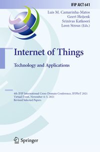 Buch Cover Internet of Things. Technology and Applications