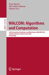 Buch Cover WALCOM: Algorithms and Computation
