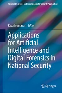 Buch Cover Applications for Artificial Intelligence and Digital Forensics in National Security