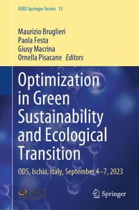 Buch Cover Optimization in Green Sustainability and Ecological Transition