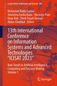 Buch Cover 13th International Conference on Information Systems and Advanced Technologies “ICISAT 2023”