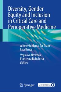 Buch Cover Diversity, Gender Equity and Inclusion in Critical Care and Perioperative Medicine
