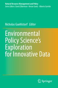 Buch Cover Environmental Policy Science’s Exploration for Innovative Data