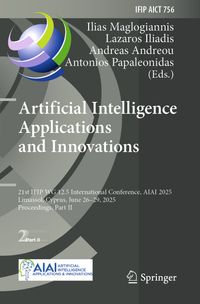 Buch Cover Artificial Intelligence Applications and Innovations