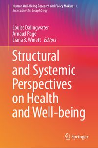 Buch Cover Structural and Systemic Perspectives on Health and Well-being