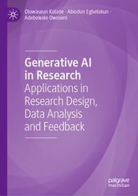 Buch Cover Generative AI in Research