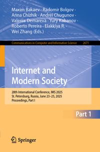 Buch Cover Internet and Modern Society