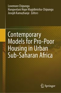 Buch Cover Contemporary Models for Pro-Poor Housing in Urban Sub-Saharan Africa