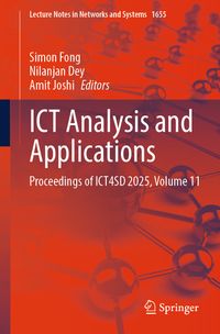 Buch Cover ICT Analysis and Applications
