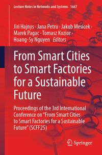 Buch Cover From Smart Cities to Smart Factories for a Sustainable Future