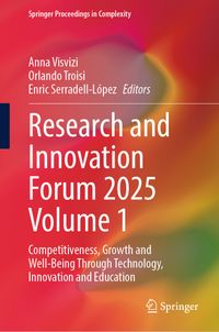 Buch Cover Research and Innovation Forum 2025 Volume 1