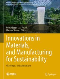 Buch Cover Innovations in Materials, and Manufacturing for Sustainability