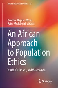 Buch Cover An African Approach to Population Ethics
