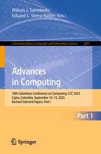 Buch Cover Advances in Computing