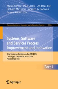 Buch Cover Systems, Software and Services Process Improvement and Innovation