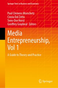 Buch Cover Media Entrepreneurship, Vol 1