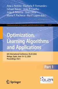 Buch Cover Optimization, Learning Algorithms and Applications
