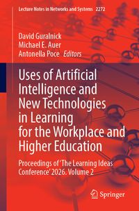 Buch Cover Uses of Artificial Intelligence and New Technologies in Learning for the Workplace and Higher Education