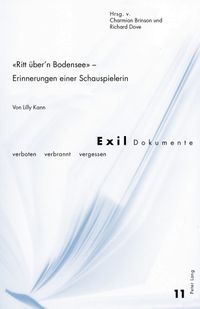 Buch Cover «Ritt über’n Bodensee» – Erinnerungen einer Schauspielerin