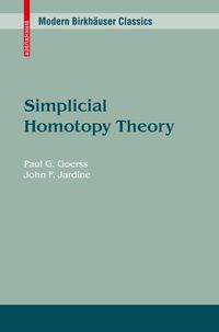 Buch Cover Simplicial Homotopy Theory