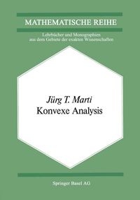 Buch Cover Konvexe Analysis
