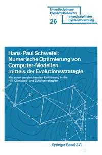 Buch Cover Numerische Optimierung von Computer-Modellen mittels der Evolutionsstrategie