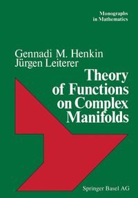 Buch Cover Theory of Functions on Complex Manifolds