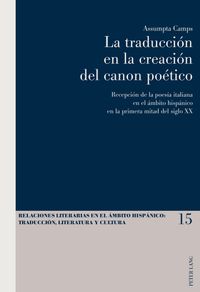 Buch Cover La traducción en la creación del canon poético