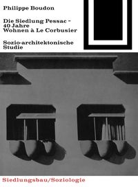 Buch Cover Die Siedlung Pessac