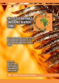 Buch Cover The 2nd Eco-Materials Conference in Africa (CEMA)