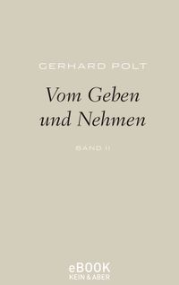 Buch Cover Vom Geben und Nehmen