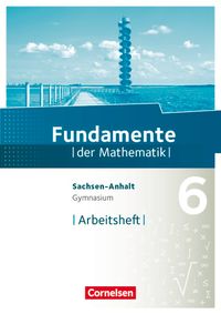 Buch Cover Fundamente der Mathematik - Sachsen-Anhalt ab 2015 - 6. Schuljahr