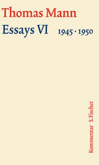 Buch Cover Essays VI 1945-1950