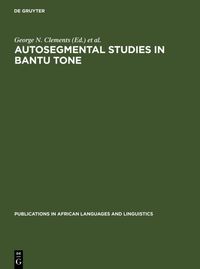 Buch Cover Autosegmental Studies in Bantu Tone