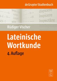 Buch Cover Lateinische Wortkunde
