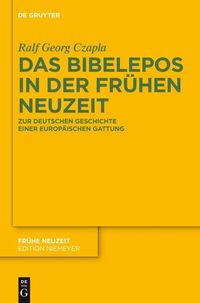 Buch Cover Das Bibelepos in der Frühen Neuzeit