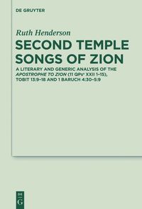 Buch Cover Second Temple Songs of Zion