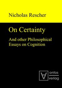 Buch Cover On certainty and other philosophical essays on cognition