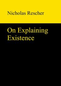 Buch Cover On Explaining Existence