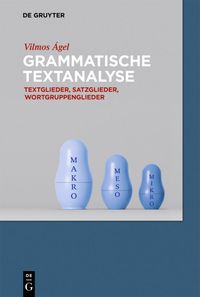 Buch Cover Grammatische Textanalyse