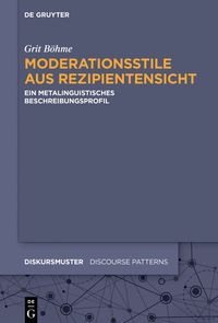 Buch Cover Moderationsstile aus Rezipientensicht