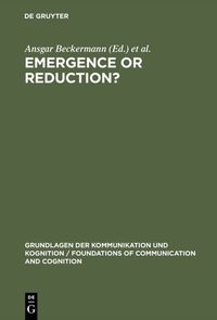 Buch Cover Emergence or Reduction?