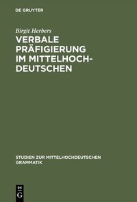 Buch Cover Verbale Präfigierung im Mittelhochdeutschen