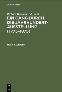 Buch Cover Nach 1860